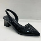 Women's Elegant Slingback Pumps for All Day Comfort – Pointed Toe Heels-Pointed Heels-Dark Brown-3-