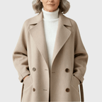 Ēden | Women’s Coat | Longline Belted Waist
