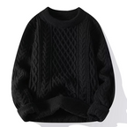 Luna | Women's Sweater | Knit Cable-Pattern Look: Stylish & Versatile
