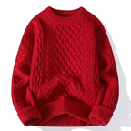 Luna | Women's Sweater | Knit Cable-Pattern Look: Stylish & Versatile