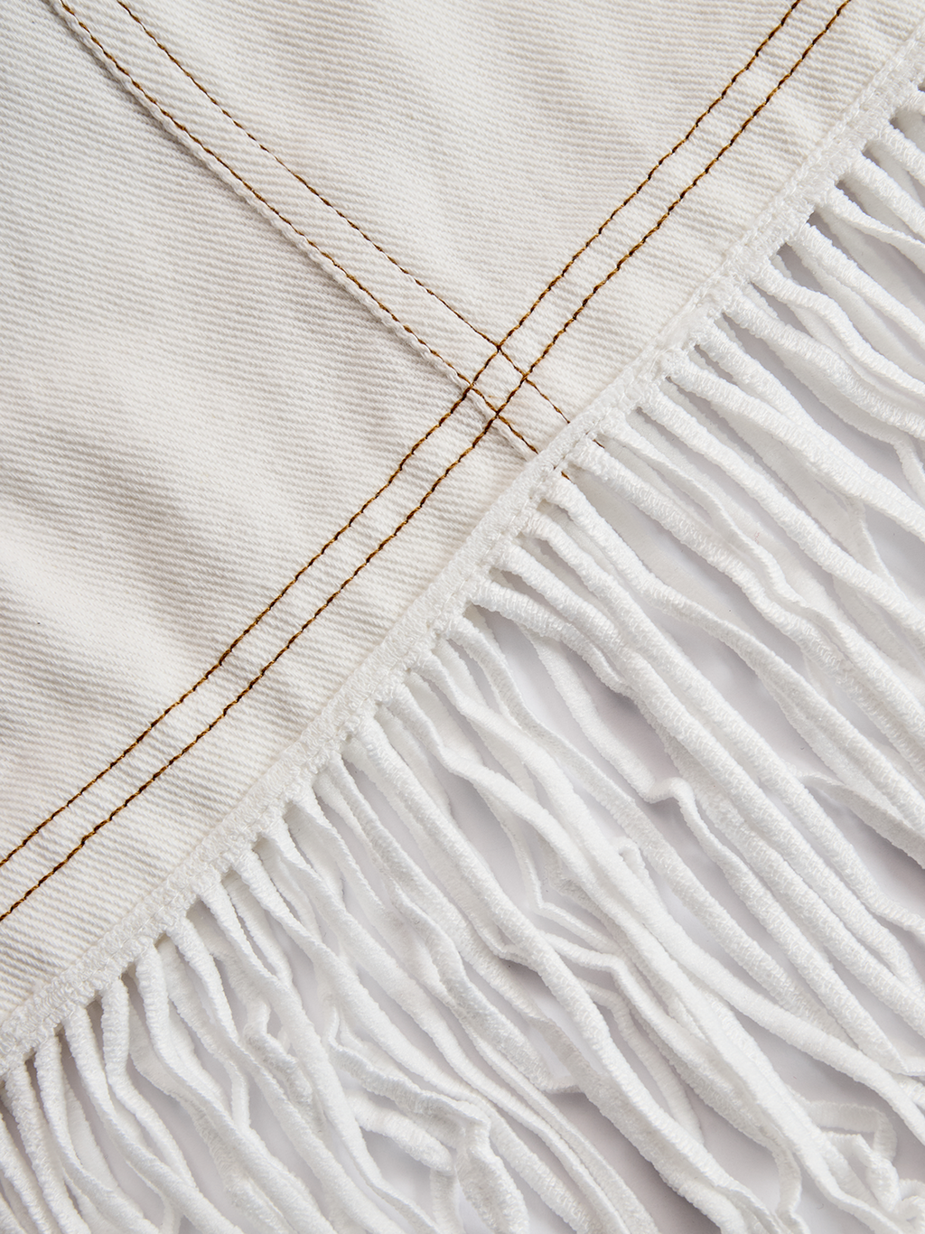 Aloura | Denim Mini Dress for Women – Tassel Spliced Relaxed Fit-Dresses-Cream-S-Camoufit