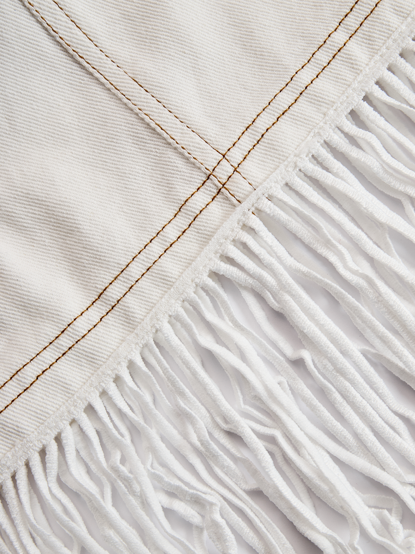 Aloura | Denim Mini Dress for Women – Tassel Spliced Relaxed Fit-Dresses-Cream-S-Camoufit