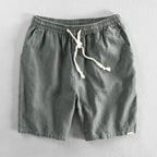 Riku Men's Cotton Shorts-Men's Shorts-CAMOUFIT-Gray-XS-Camoufit