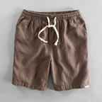 Riku Men's Cotton Shorts-Men's Shorts-CAMOUFIT-Brown-XS-Camoufit