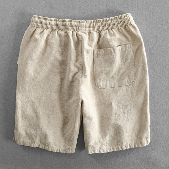 Riku Men's Cotton Shorts-Men's Shorts-CAMOUFIT-Navy Blue-XS-Camoufit
