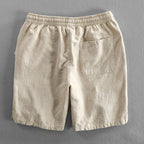 Riku Men's Cotton Shorts-Men's Shorts-CAMOUFIT-Navy Blue-XS-Camoufit