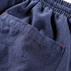 Riku Men's Cotton Shorts-Men's Shorts-CAMOUFIT-Navy Blue-XS-Camoufit