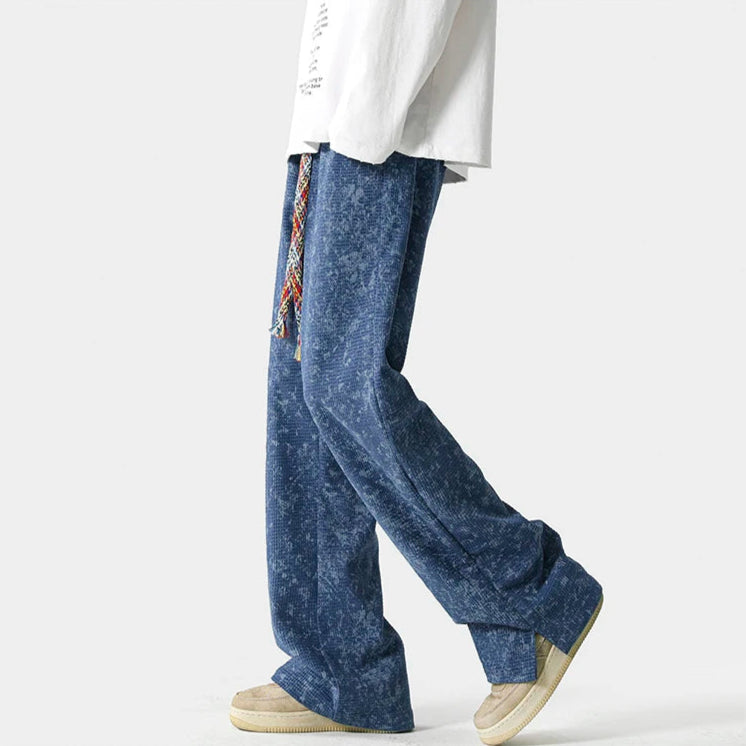 Men's Relaxed Fit Sweatpants – Streetwear Drawstring Comfort Fit-men's sweatpants-Blue-XS-