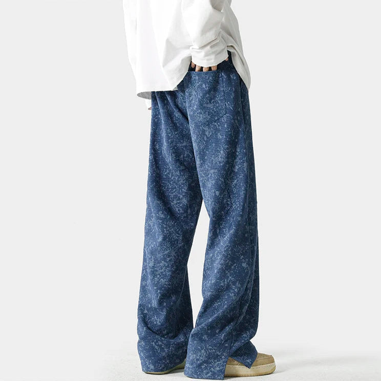 Men's Relaxed Fit Sweatpants – Streetwear Drawstring Comfort Fit-men's sweatpants-Blue-XS-