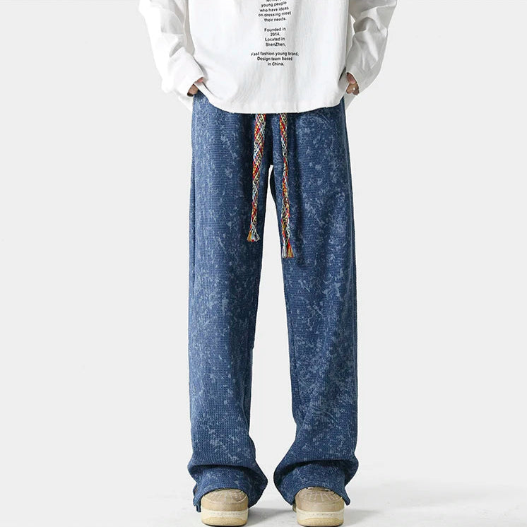 Men's Relaxed Fit Sweatpants – Streetwear Drawstring Comfort Fit-men's sweatpants-Blue-XS-