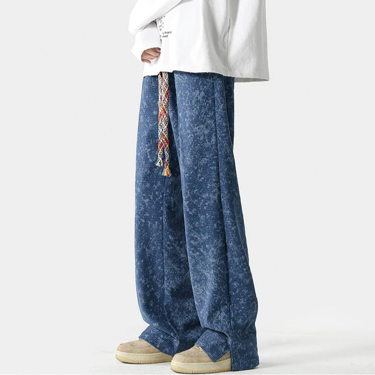 Men's Relaxed Fit Sweatpants – Streetwear Drawstring Comfort Fit-men's sweatpants-Blue-XS-