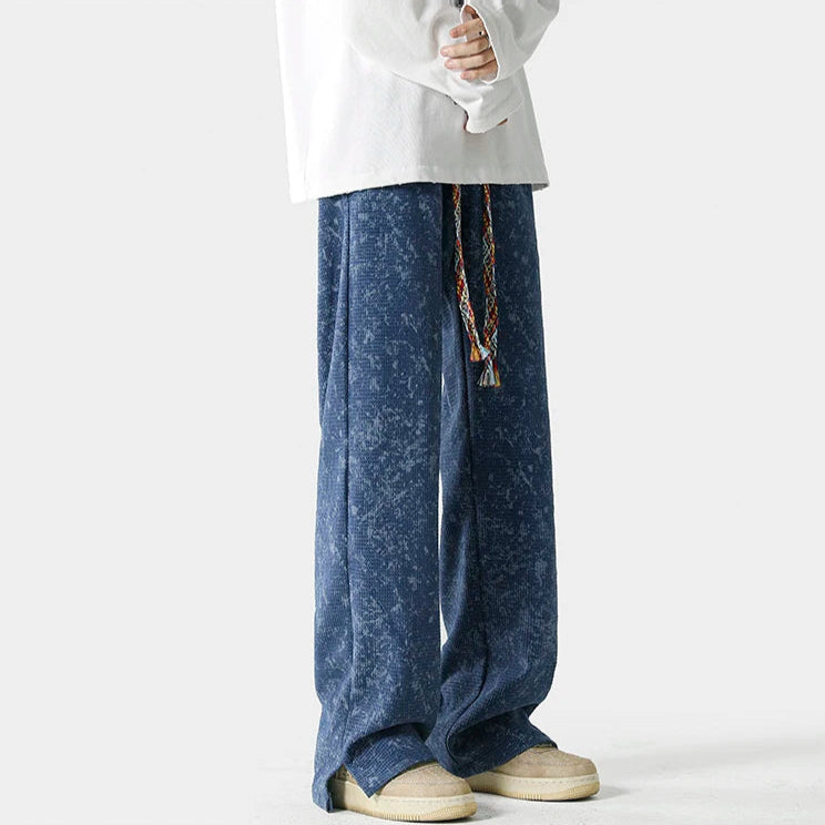 Men's Relaxed Fit Sweatpants – Streetwear Drawstring Comfort Fit-men's sweatpants-Blue-XS-
