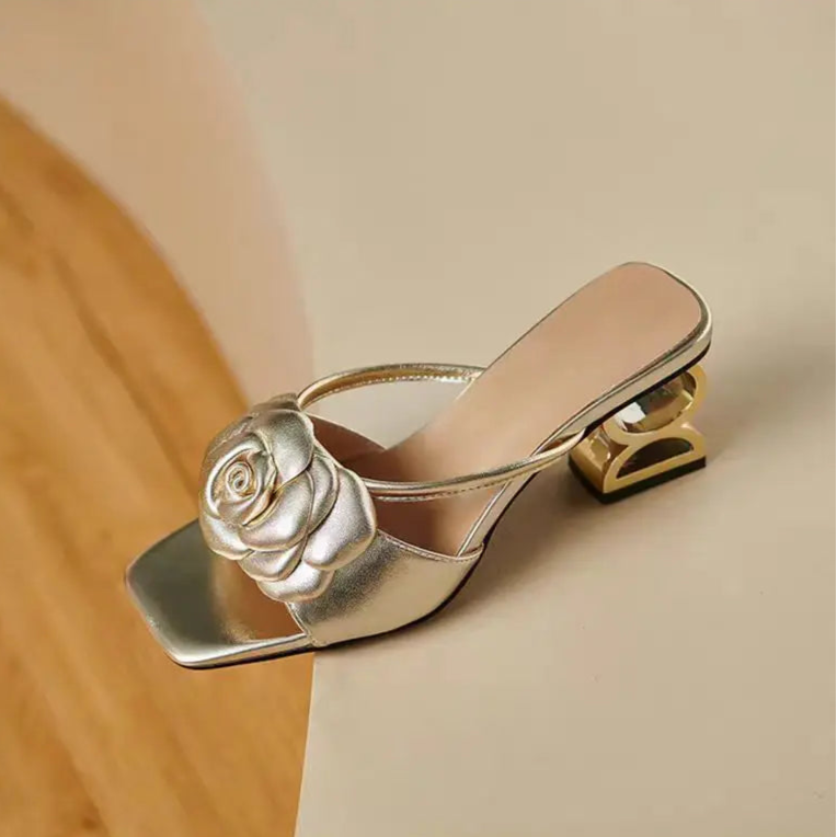 Rosette Heels 1