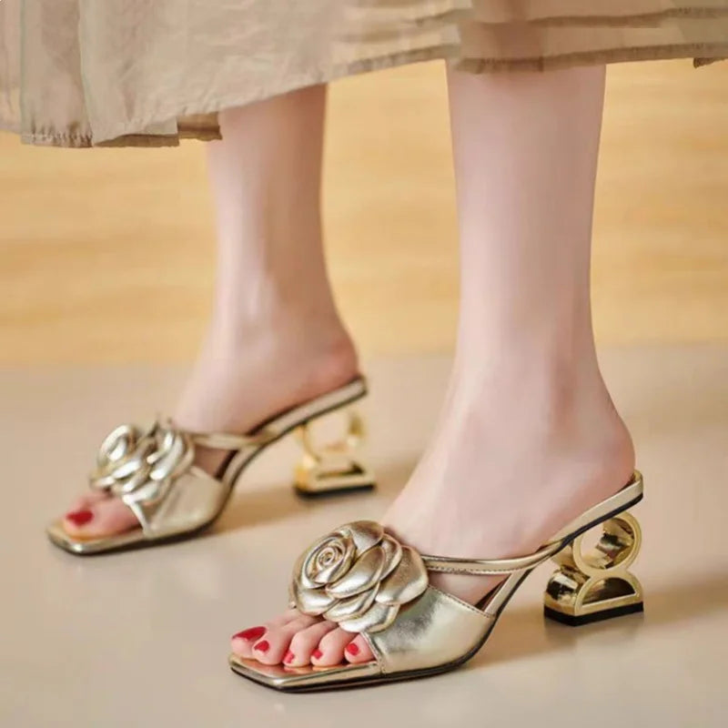 Rosette Heels 4