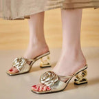 Rosette Heels 4