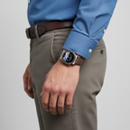 Runde Smartwatch Mit Medizinsensoren - VitalWatch