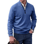 Hommes | Classic Quarter-Zip Knit Pullover Sweater