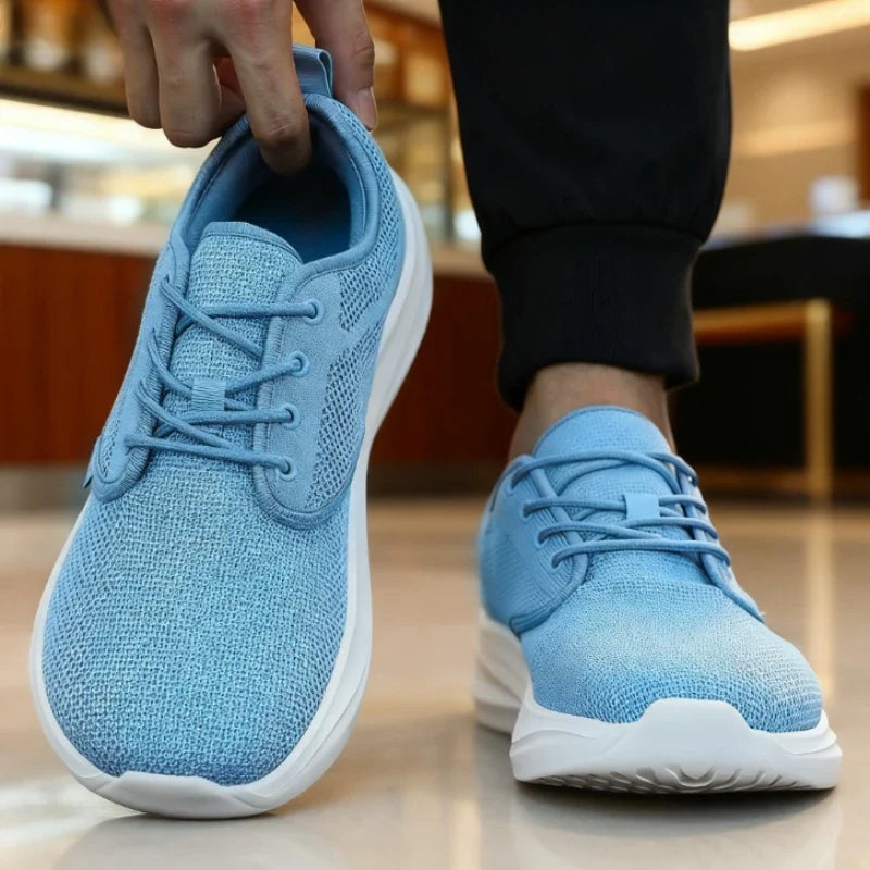 Hommes | Men's Casual Wide Barefoot Shoes - Unisex Minimalist Zero Drop Trail Running & Walking Shoes with Non-Slip Rubber Sole, Breathable