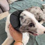Dog Noise Cancelling Ear Muffs & Waterproof Swimming Cap - Soundproof Anxiety Relief Snood, Calming Pet Headgear for Fireworks, Grooming & Thunder