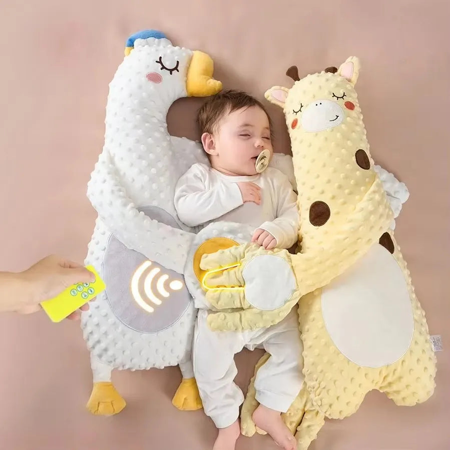 Baby Soothing Patting Pillow with Remote - Electric Newborn Sleeping Doll & Rhythmic Palm
