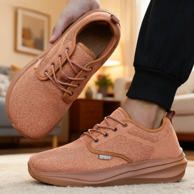 Hommes | Men's Casual Wide Barefoot Shoes - Unisex Minimalist Zero Drop Trail Running & Walking Shoes with Non-Slip Rubber Sole, Breathable