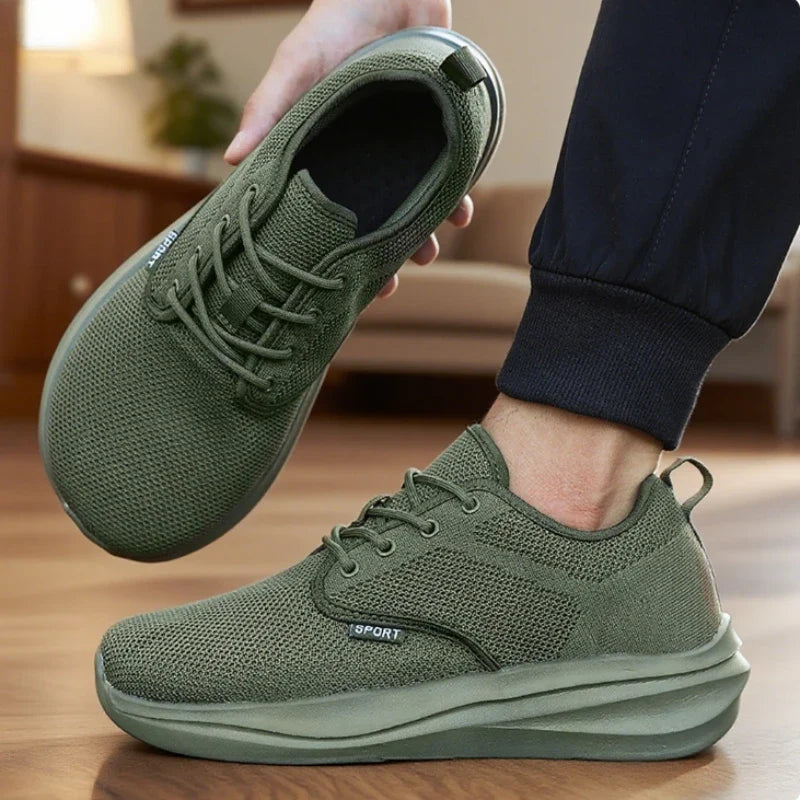 Hommes | Men's Casual Wide Barefoot Shoes - Unisex Minimalist Zero Drop Trail Running & Walking Shoes with Non-Slip Rubber Sole, Breathable