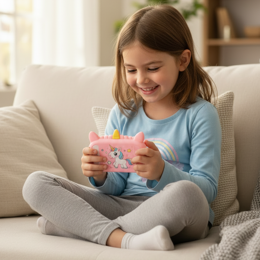 Kids Smartphone Toy with Dual Camera - Touchscreen Unicorn MP3 Music Player for Ages 3-8