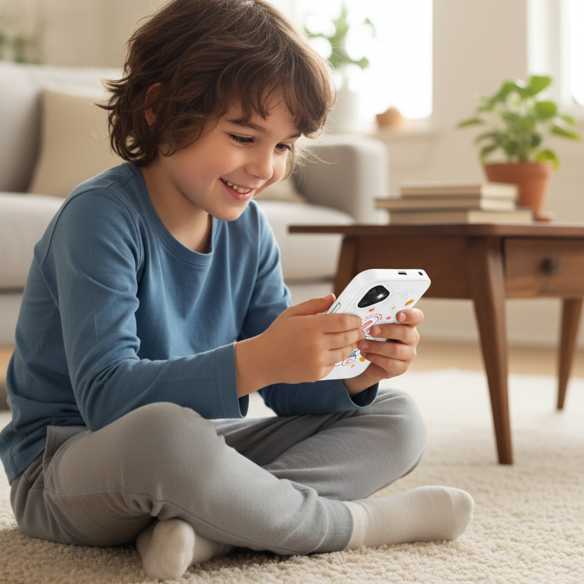 Kids Smartphone Toy with Dual Camera - 1080P HD Video & MP3 Music Player with Games