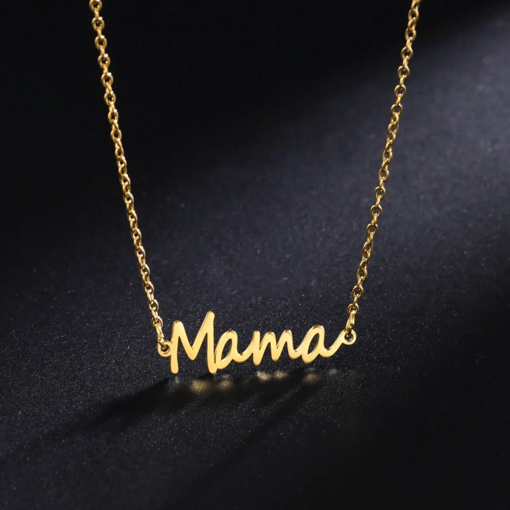 Amore | Mama Letter Pendant Necklace for Women
