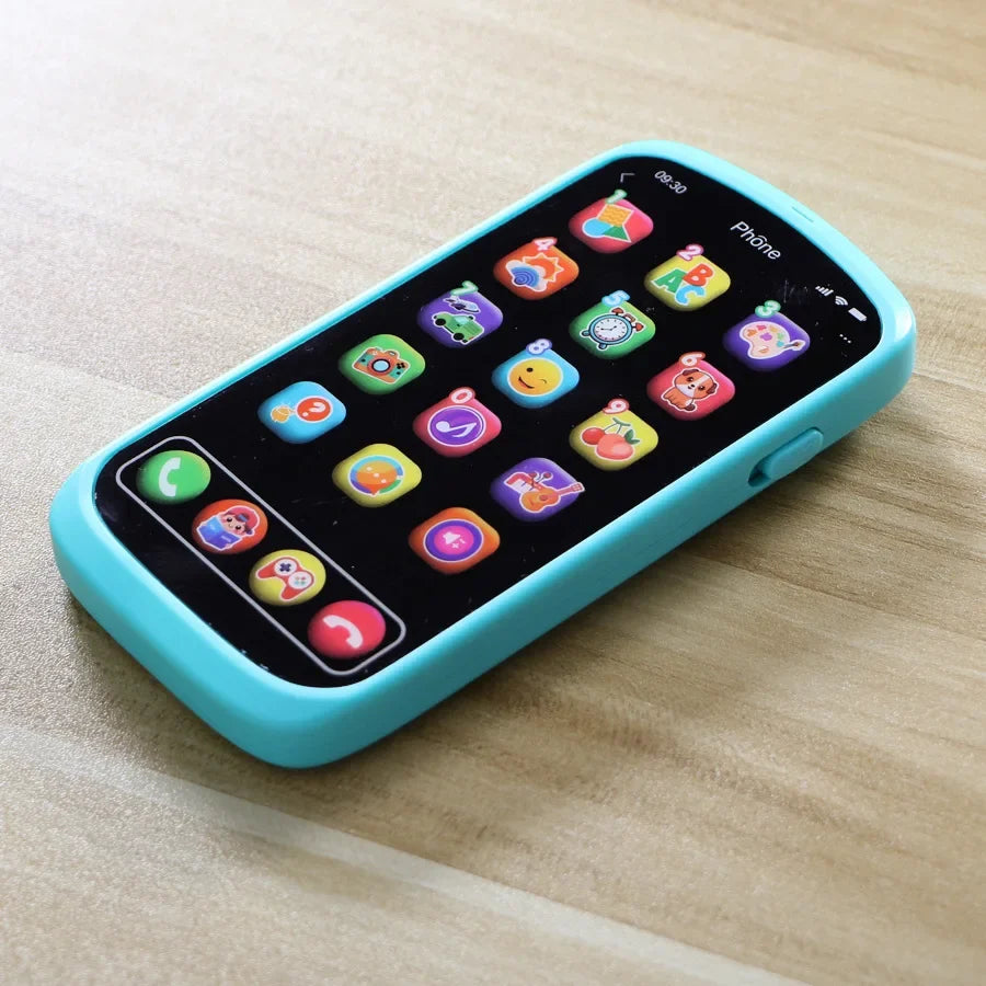 Kids Touch Screen Toy Phone - Educational Learning Smartphone with Lights & Music