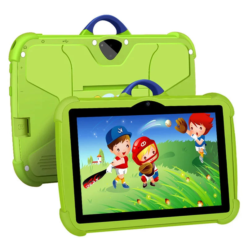 Kids 7 Inch Android Tablet 64GB - Quad Core Learning Tablet with Shockproof Case