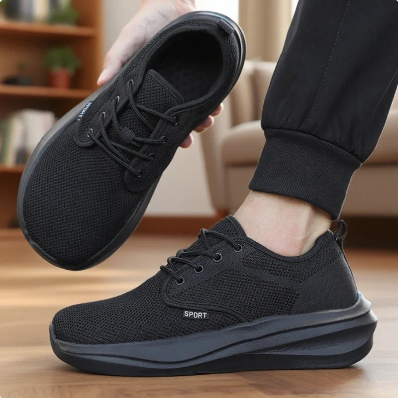 Hommes | Men's Casual Wide Barefoot Shoes - Unisex Minimalist Zero Drop Trail Running & Walking Shoes with Non-Slip Rubber Sole, Breathable