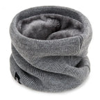 Gestrickter Nackenwärmer Sportschal für Damen & Herren – Dicker Thermo-Winter-Schlauchschal & Gesichtsschutz für Laufen, Skifahren, Wandern & Kälte