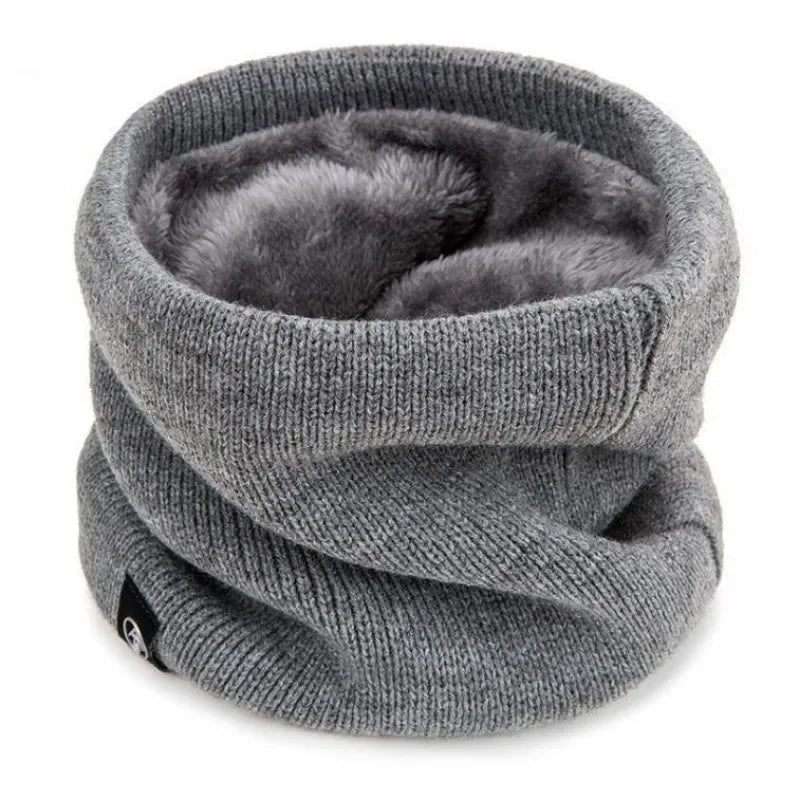 Gestrickter Nackenwärmer Sportschal für Damen & Herren – Dicker Thermo-Winter-Schlauchschal & Gesichtsschutz für Laufen, Skifahren, Wandern & Kälte