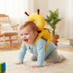Little Bee Baby Head Protection Pillow - Breathable anti fall hat suitable for young children's head protection, Christmas gift