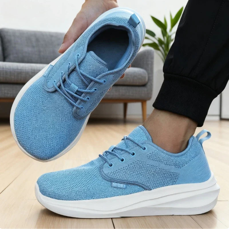 Hommes | Men's Casual Wide Barefoot Shoes - Unisex Minimalist Zero Drop Trail Running & Walking Shoes with Non-Slip Rubber Sole, Breathable