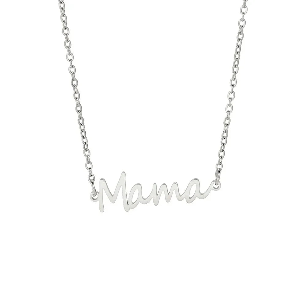 Amore | Mama Letter Pendant Necklace for Women