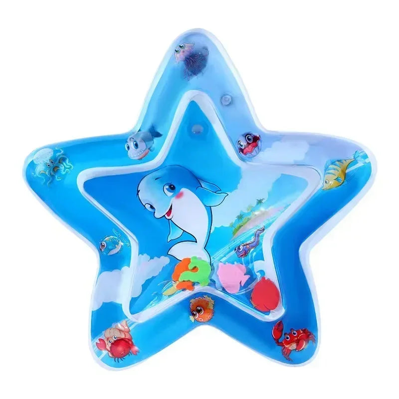Baby Inflatable Tummy Time Water Mat - Sensory Play Pad & Development Activity Toy for Infants