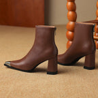 Isana | Boots For Women | Pointed Toe Block Heel Style