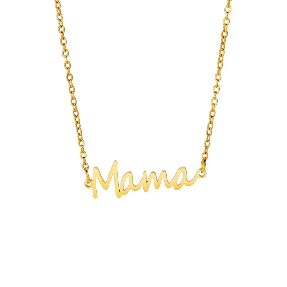 Amore | Mama Letter Pendant Necklace for Women