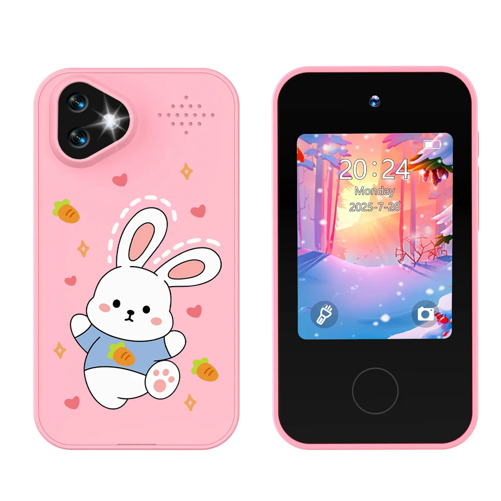 Kids Smartphone Toy with Dual Camera - 1080P HD Video & MP3 Music Player with Games