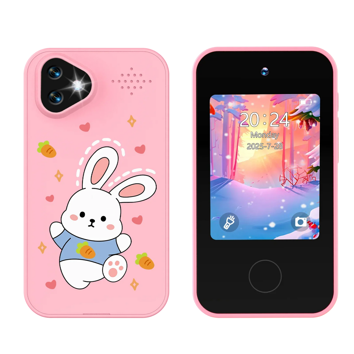 Kids Smartphone Toy with Dual Camera - 1080P HD Video & MP3 Music Player with Games