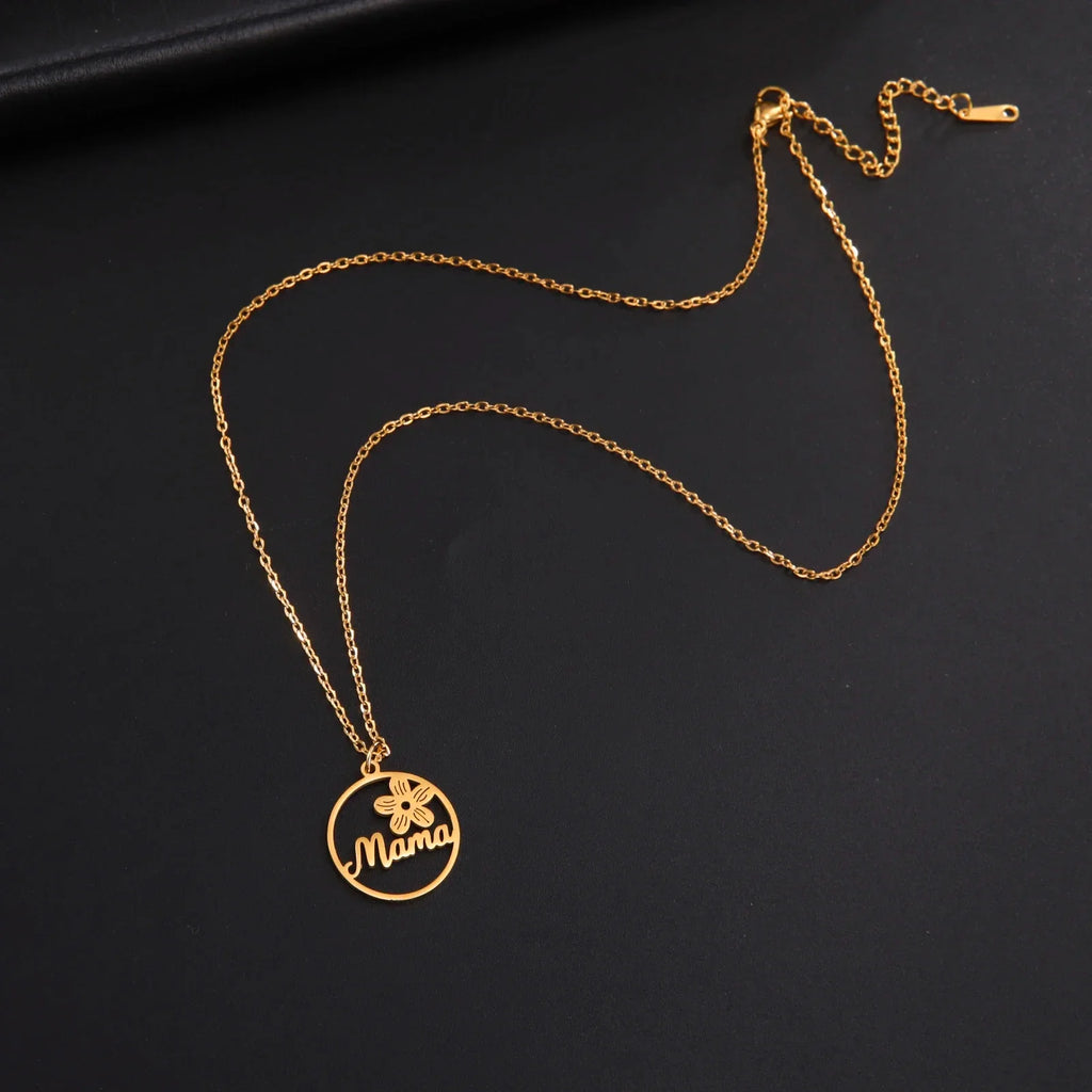 Amore | Mama Letter Pendant Necklace for Women