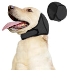 Dog Noise Cancelling Ear Muffs & Waterproof Swimming Cap - Soundproof Anxiety Relief Snood, Calming Pet Headgear for Fireworks, Grooming & Thunder