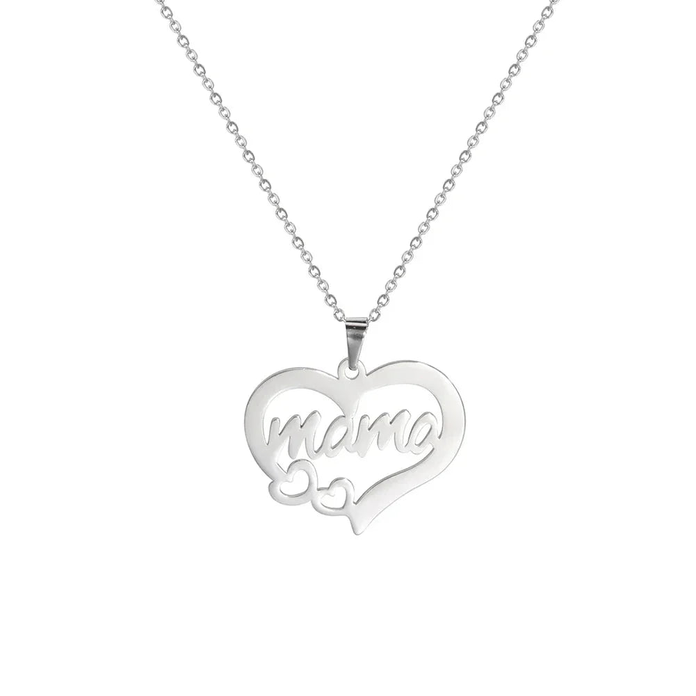 Amore | Mama Letter Pendant Necklace for Women