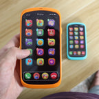 Kids Touch Screen Toy Phone - Educational Learning Smartphone with Lights & Music