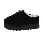 Zahara | Women's Warm Plush Cotton Ankle Boots - Soft Sole Fleece Snow Shoes & Outdoor Slippers
