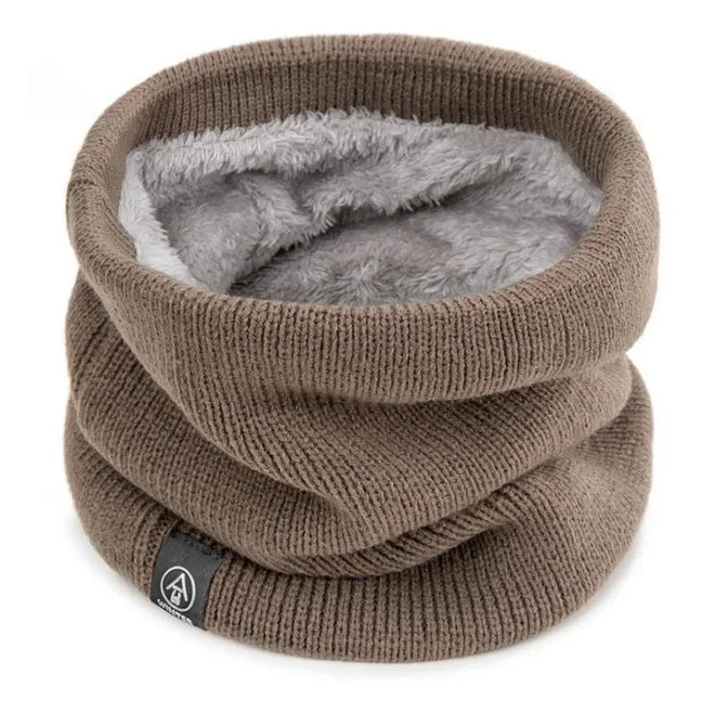 Knitted Neck Warmer Sports Scarf for Men & Women - Thick Thermal Winter Gaiter & Face Cover for Running, Skiing, Hiking & Cold Weather