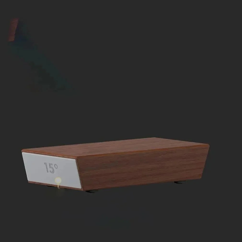Brown rolling knife sharpener with 15° angle slot on the magnetic angle support