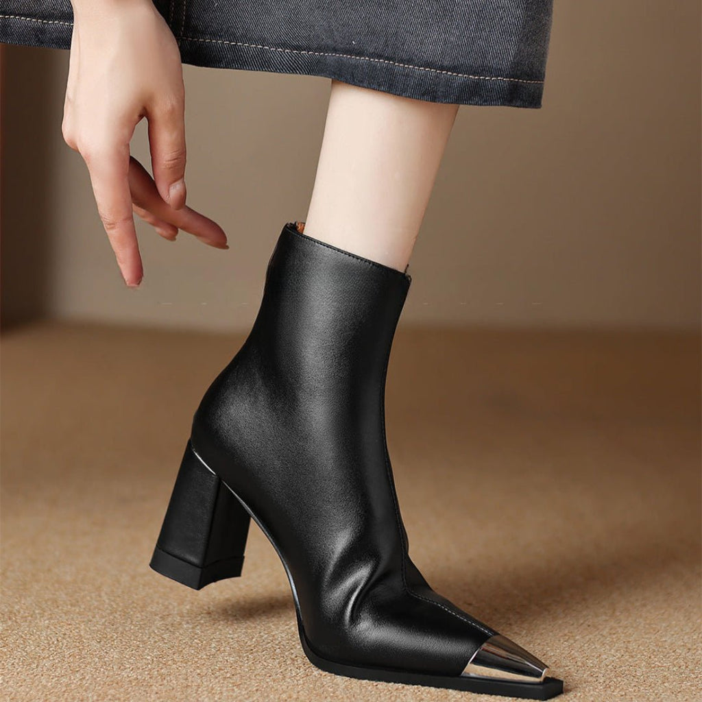 Isana | Boots For Women | Pointed Toe Block Heel Style
